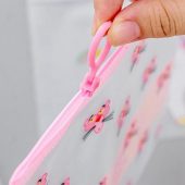 Transparent Travel Cosmetic Bag Unicorn Pink Cute Panther Make Up Case  Makeup Beauty Wash Organizer Toiletry Storage Kit Box 5
