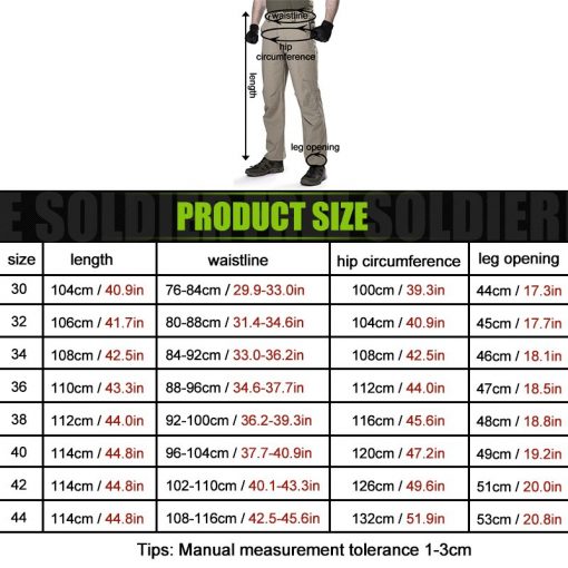 FREE SOLDIER outdoor sport tactical military pant lightweight breathable men's cargo trousers for camping hiking quick-drying 5