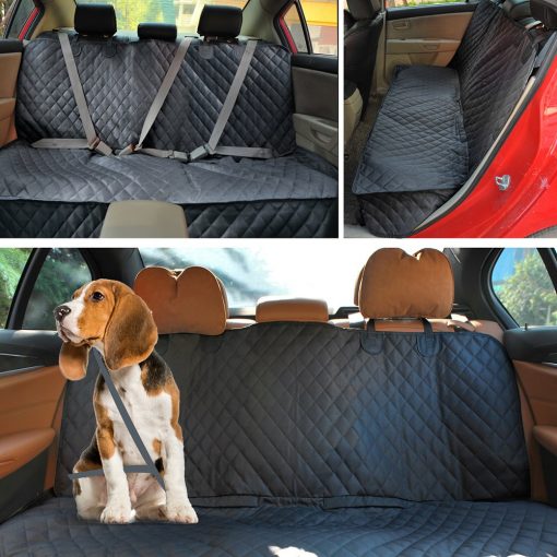 Car Dog Seat Cover For Back Seat 100% Waterproof Nonslip 600D Heavy Duty Bench Car Seat Covers Hammock Mat 2
