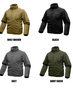 FREE SOLDIER Outdoor Sports Camping Hiking Jackets Men's Clothing Tactical Fleece Jacket Warm Fleece Coat For Men  1