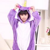 EOICIOI Kids Pajamas Flannel Animal Pegasus Stitch Unicorn Cosplay Pyjamas For Boys Girls Winter Warm Children Sleepwear Onesies 1