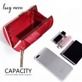 New Metal Tassel women Clutch Bag Chain evening bags Shoulder Handbags Classical Style Small Purse Day Evening Clutch Bags 2