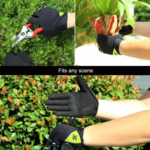 WEST BIKING Bike Gloves Full Finger Tool Multifunctional Bicycle Glove Anti-skid Tool Gloves Touch Screen Outdoor Cycling Gloves 5