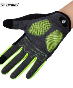 WEST BIKING Cycling Gloves Full Finger Touch Screen Bicycle Gloves Windproof Silica Gel Anti-slip Men Women MTB Road Bike Gloves 1