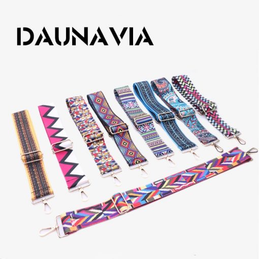 DAUNAVIA Brand Fashion Women bag's strap Famous Designer Adjustable Shoulder Strap Messenger Bag colorful Strap for women 110cm
