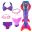 NEW Arrival Mermaid tails with Monofin Fins Flipper mermaid Swimsuits swimming tail for Kids Girls Christmas Halloween Costumes 12