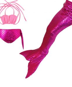 Kids Children Mermaid Tails for Swimming Swimsuit Cosplay Clothing Girls Mermaid Tail Costume Swimmable for Children Kids 9