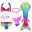 NEW Arrival Mermaid tails with Monofin Fins Flipper mermaid Swimsuits swimming tail for Kids Girls Christmas Halloween Costumes 16