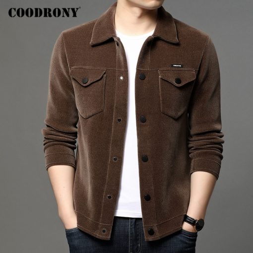 COODRONY Brand Sweater Coat Men Streetwear Fashion Cardigan Men Clothing Autumn Winter New Arrival Thick Warm Jacket Male C1193 1