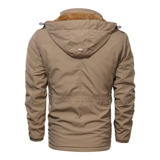 Mountainskin New Men's Thick Jacket Winter Autumn Fashion Hooded Tooling Coat Outdoor Jacket Male Brand Clothing EU Size SA774 6