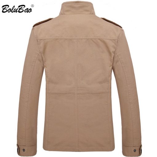 BOLUBAO Men Jacket Coat New Fashion Trench Coat New Autumn Brand Casual Silm Fit Overcoat Jacket Male 3