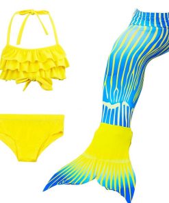 Beautiful Girls Kids Children Mermaid Tails for Swimming Costume Swimmable Bikini Bathing Swimsuit Little Mermaid Tail Cosplay 22