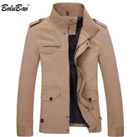 BOLUBAO Men Jacket Coat New Fashion Trench Coat New Autumn Brand Casual Silm Fit Overcoat Jacket Male 2