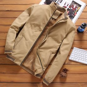 Mountainskin Fleece Jackets Mens Pilot Bomber Jacket Warm Male Fashion Baseball Hip Hop Coats Slim Fit Coat Brand Clothing SA690 2