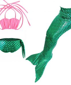 Kids Children Mermaid Tails for Swimming Swimsuit Cosplay Clothing Girls Mermaid Tail Costume Swimmable for Children Kids 7