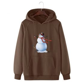 BOLUBAO Brand New Men Long Sleeve Hoodies Sweatshirt Men Autumn Snowman Printing Casual All-Match Hooded Sweatshirt Male 4
