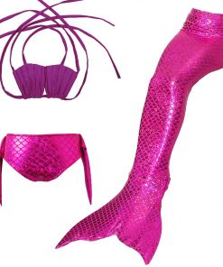 Kids Children Mermaid Tails for Swimming Swimsuit Cosplay Clothing Girls Mermaid Tail Costume Swimmable for Children Kids 18