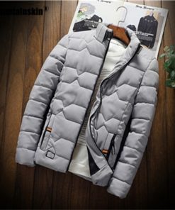 Mountainskin Winter Men Jacket 2020 Men's New Casual Thicken Warm Cotton Jacket Slim Clothes Youth Soild Jacket Men's Wear SA743 11