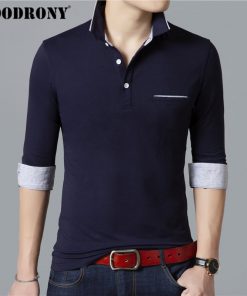 COODRONY Long Sleeve T Shirt Men Brand Business Casual Tshirt Men Turn-down Collar T-Shirt Men Soft Cotton Tee Shirt Homme 95005 8