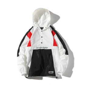 FGKKS Trend Brand Men Fashion Jackets Spring New High Street Hip Hop Men's Hooded Jacket Coats Patchwork Casual Jacket Male 3