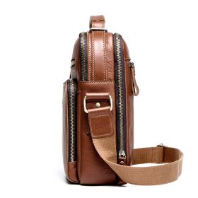 Contact's Men's Travel Bag Casual Men Messenger Bags High Quality Brand Genuine Leather Crossbody Bag Mini Laptop Free Engraving 3