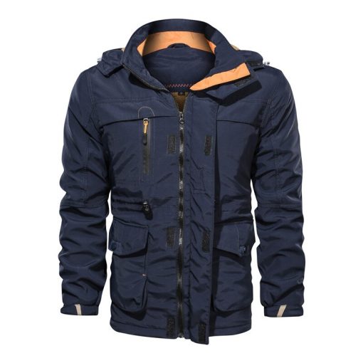 Mountainskin New Men's Thick Jacket Winter Autumn Fashion Hooded Tooling Coat Outdoor Jacket Male Brand Clothing EU Size SA774 3
