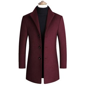Mountainskin Men Wool Blends Coats Autumn Winter New Solid Color High Quality Men's Wool Jacket Luxurious Brand Clothing SA837 5