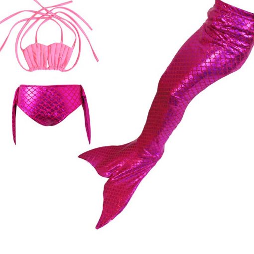 Kids Children Mermaid Tails for Swimming Swimsuit Cosplay Clothing Girls Mermaid Tail Costume Swimmable for Children Kids 3