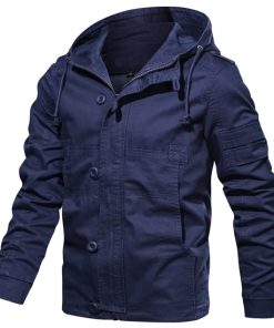 Mountainskin Autumn Hooded Men's Jacket 2020 New Mens Military Casual Coat Fashion Slim Fit Male Brand Clothing EU Size SA725 7
