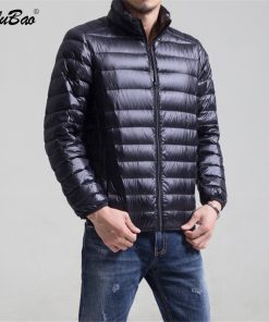 Fashion Brand Winter Men Down Coats Male Casual Thick Warm Solid Color Down Jackets Men's Slim Fit Down Coats 1