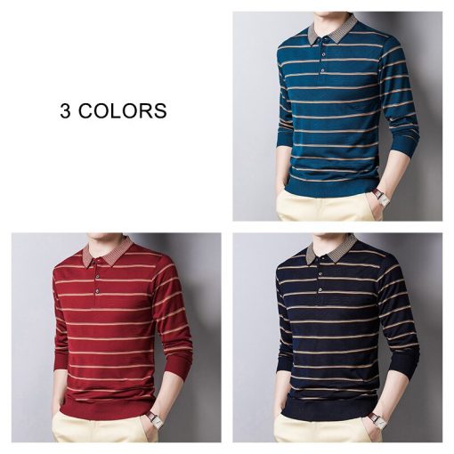 COODRONY Brand Sweater Men Fashion Striped Casual Pull Homme Autumn Winter Soft Warm Knitwear Cotton Pullover Men Clothes C1126 4