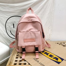 New Trend Female Backpack Casual Classical Women Backpack Fashion Women Shoulder Bag Solid Color School Bag For Teenage Girl 3