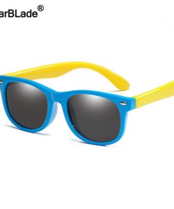 18Color Fashion Children Sunglasses Boys Girls Kids Polarized Sun Glasses TR90 Silicone Safety Glasses Baby Eyewear UV400 Oculos 2