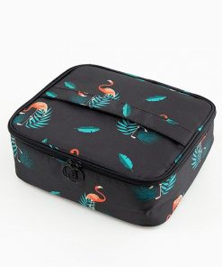 RUPUTIN 2018 New Women's Make up Bag Travel Cosmetic Organizer Bag Cases Printed Multifunction Portable Toiletry Kits Makeup Bag 26