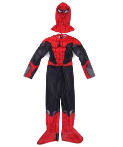 4-12Y Child Marvel Spiderma Far From Home Superhero Muscle Kids Halloween Trick-or-treating Cosplay Costume Party Carnival 5