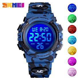 SKMEI Digital Kids Watches Sport Colorful Display Children Wristwatches Alarm Clock Boyes reloj Watch relogio infantil Boy 1548 1
