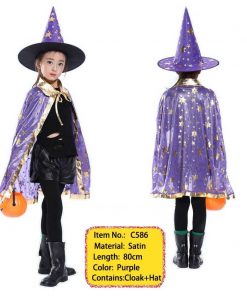 Halloween Costume Capes with Hats for Kids Boys Girls Halloween Pumpkin Halloween Costumes for Women Adult Costume 10