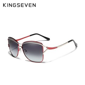 KINGSEVEN Retro Womens Sun glasses Polarized Luxury Ladies Brand Designer Gradient Lens Sunglasses Eyewear For Women Female 2
