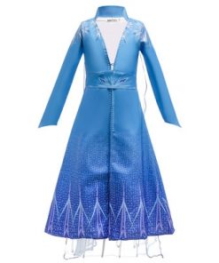 2020 Cosplay Snow Queen 2 Elsa Dresses Girls Dress Elsa Costumes Anna Princess Party Kids Vestidos Fantasia Girls Clothing 13