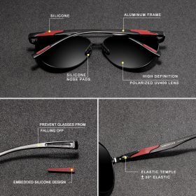KINGSEVEN 2019 Brand Design Men's Sunglasses Polarized Aluminum Pilot Glasses For Women Fashion Style UV400 Gafas De Sol 2