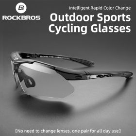 ROCKBROS Cycling Glasses Photochromic Bicycle Sports Sunglasses Men Women UV400 MTB Road Bike Goggles Ultralight Outdoor Eyewear 1