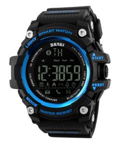 SKMEI Outdoor Sport Smart Watch Men Bluetooth Multifunction Fitness Watches 5Bar Waterproof Digital Watch reloj hombre 1227/1384 8