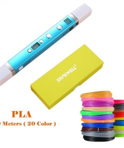Myriwell 1.75mm ABS/PLA DIY 3D Pen LED Screen,USB Charging 3D Printing Pen+100M Filament Creative Toy Gift For Kids Design 23