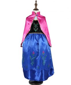 2020 Cosplay Snow Queen 2 Elsa Dresses Girls Dress Elsa Costumes Anna Princess Party Kids Vestidos Fantasia Girls Clothing 19