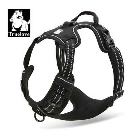 Truelove Front Range Reflective Nylon large pet Dog Harness All Weather  Padded  Adjustable Safety Vehicular  leads for dogs pet 5