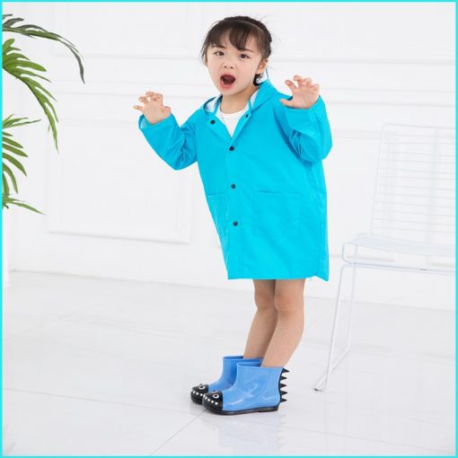 VILEAD Cute Dinosaur Polyester Baby Raincoat Outdoor Waterproof Rain Coat Children Impermeable Poncho Boy Girl Rain Jacket Gift 6