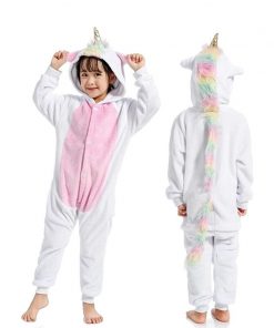 Kigurumi New Winter Unicorn Pajamas For Children  Animal Pyjamas Kids Panda Licorne Onesie Boys Girls Sleepwear Unicornio Jumpsu 10