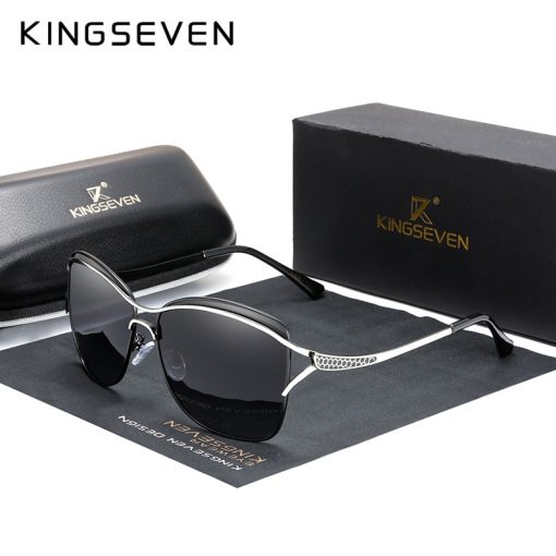 KINGSEVEN Retro Womens Sun glasses Polarized Luxury Ladies Brand Designer Gradient Lens Sunglasses Eyewear For Women Female 1