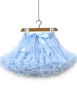 1-10Y Girls Tutu Skirt Ballerina Pettiskirt Layer Fluffy Children Ballet Skirts For Party Dance Princess Girl Tulle Miniskirt 23