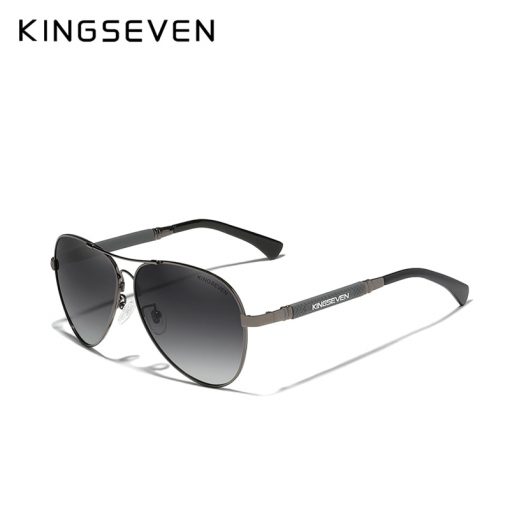 KINGSEVEN 2021 New Trend Quality Titanium Alloy Men's Sunglasses Polarized Sun glasses Women Pilot Mirror Eyewear Oculos de sol 3